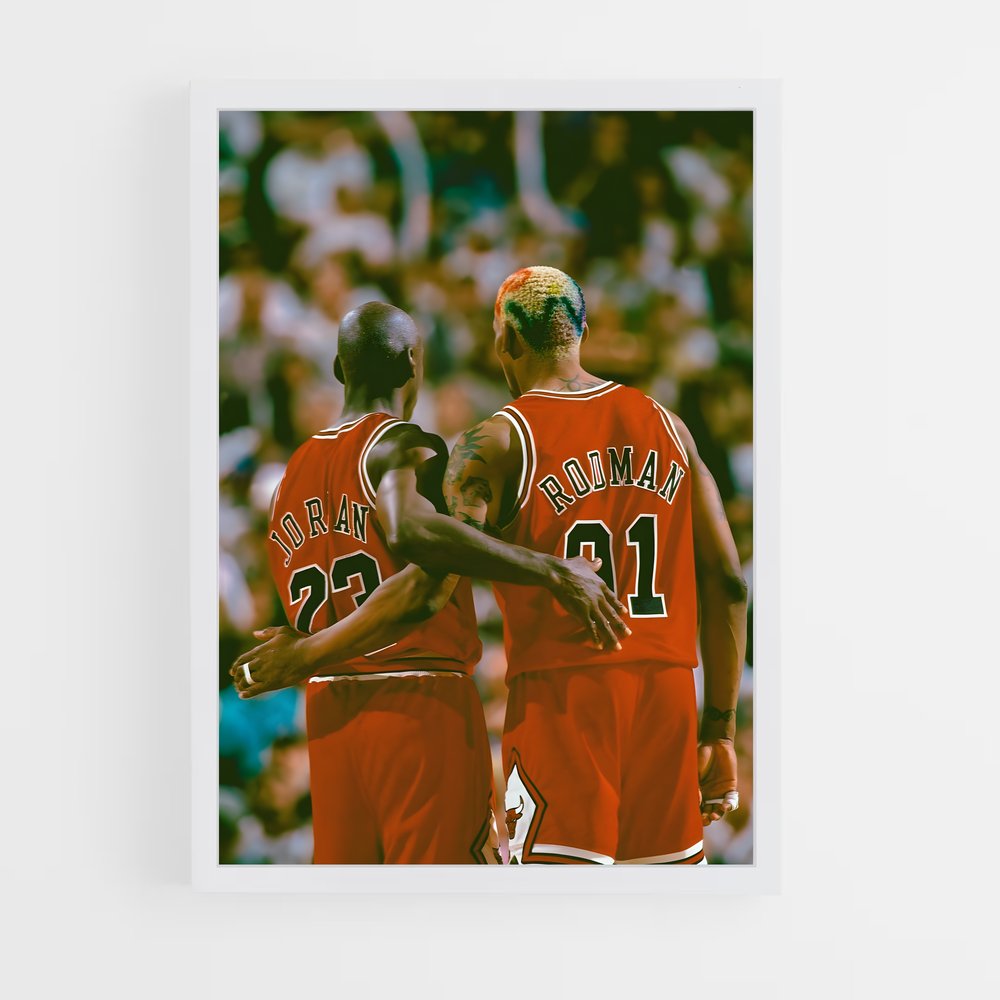 ap-dennis rodman-11 cadre Blanc