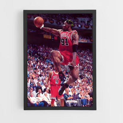 ap-dennis rodman-12 cadre Noir