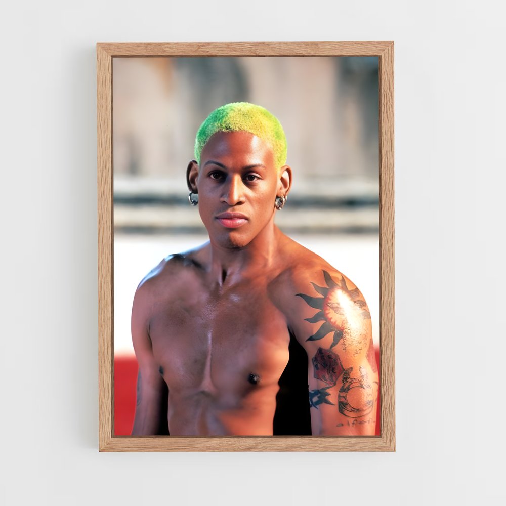 ap-dennis rodman-13 cadre Bois clair