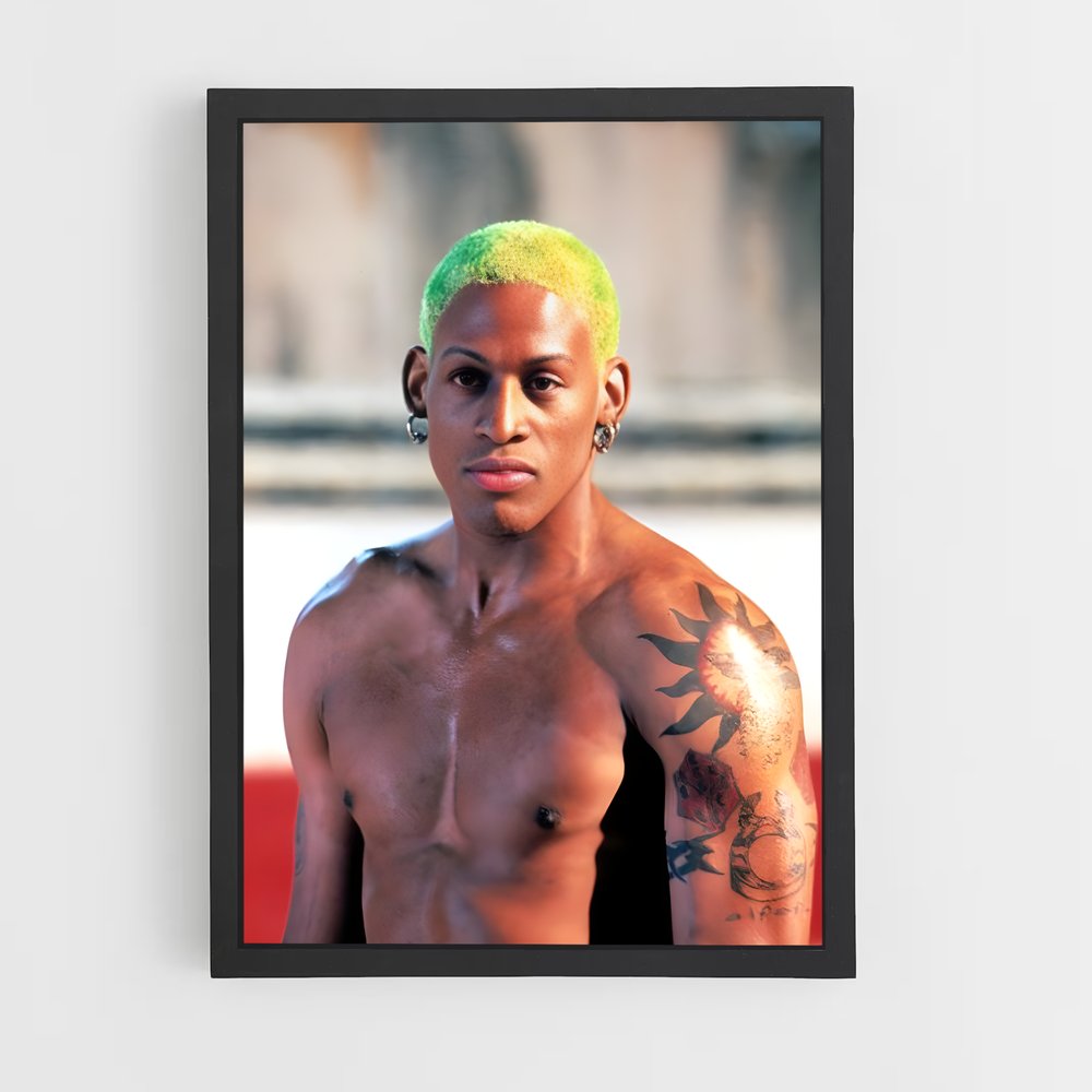 ap-dennis rodman-13 cadre Noir