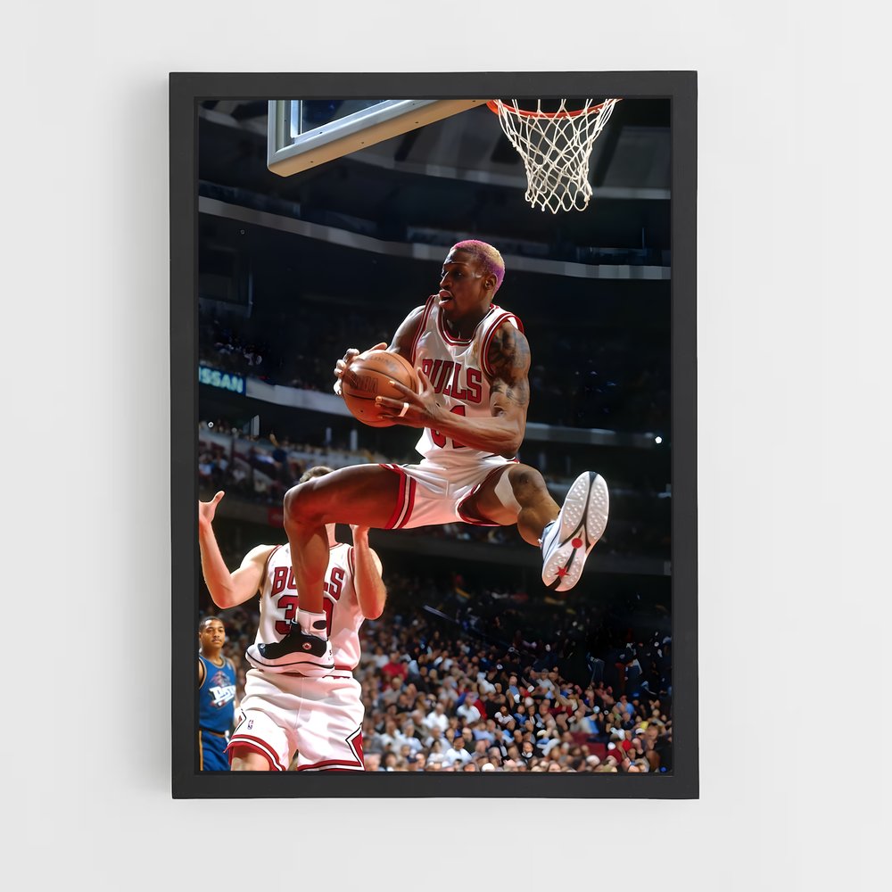 ap-dennis rodman-3 cadre Noir