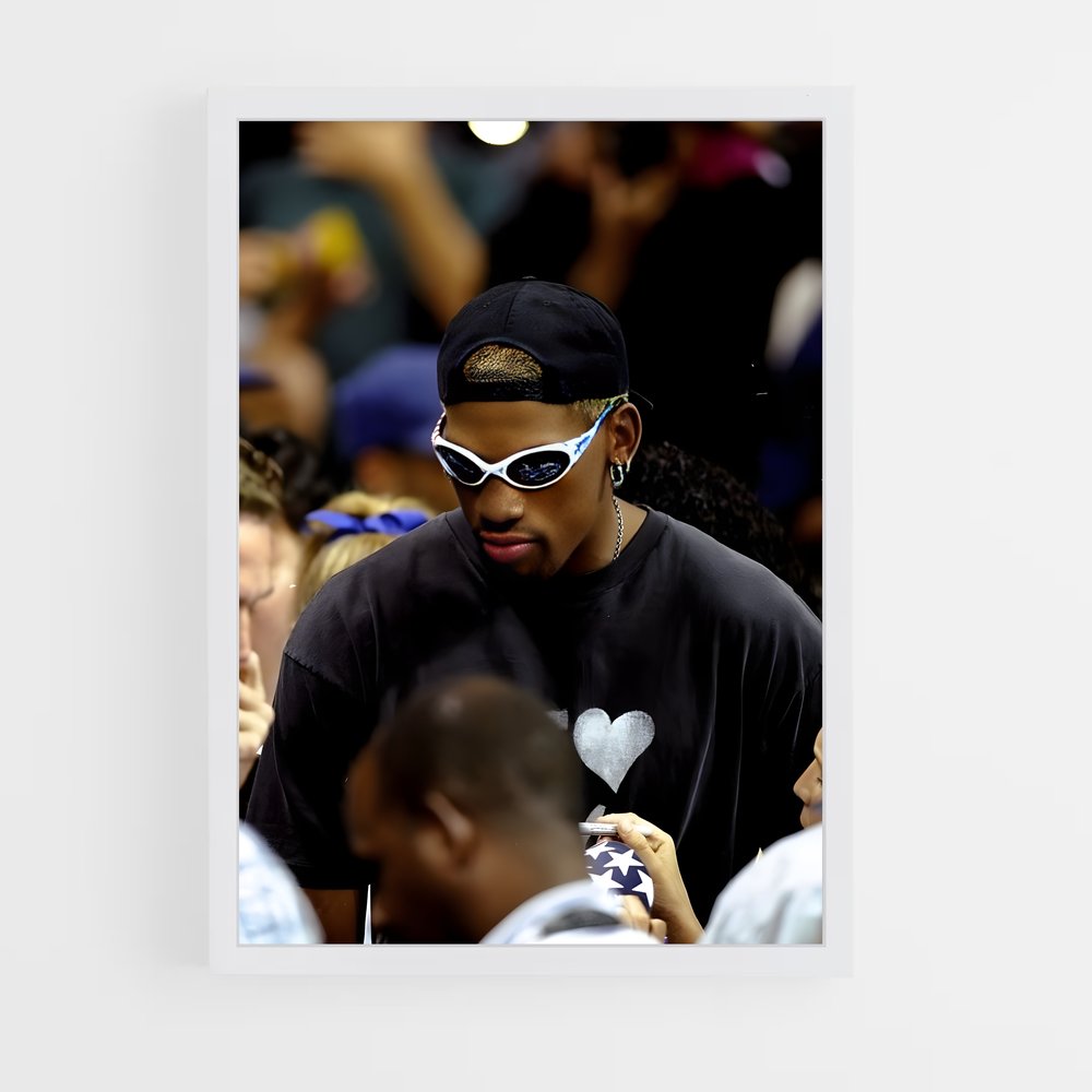 ap-dennis rodman-4 cadre Blanc