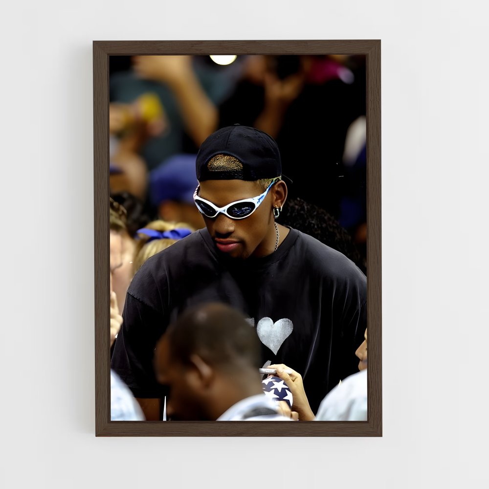 ap-dennis rodman-4 cadre Bois foncé