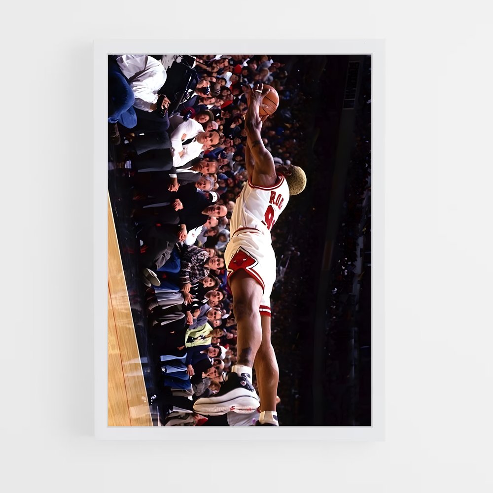 ap-dennis rodman-5 cadre Blanc