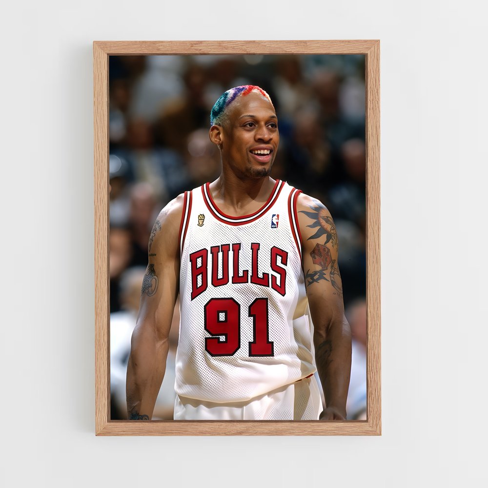 ap-dennis rodman-6 cadre Bois clair