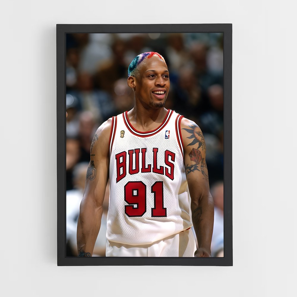 ap-dennis rodman-6 cadre Noir