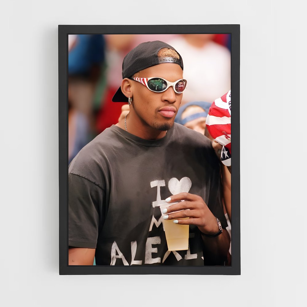 ap-dennis rodman-7 cadre Noir