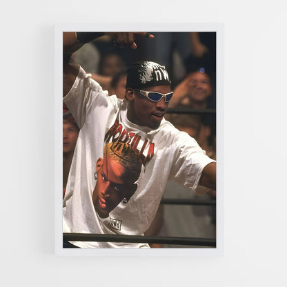 ap-dennis rodman-9 cadre Blanc