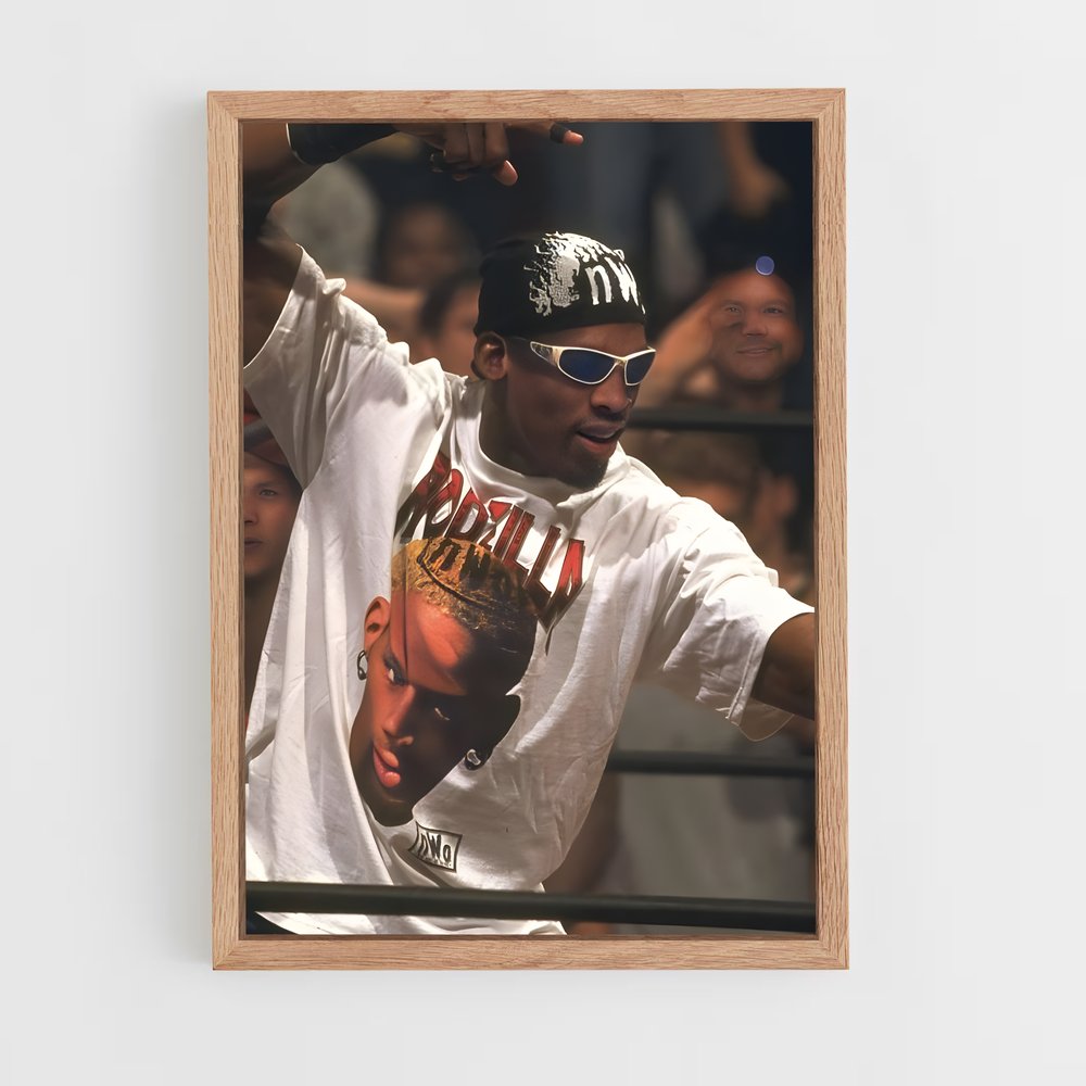 ap-dennis rodman-9 cadre Bois clair