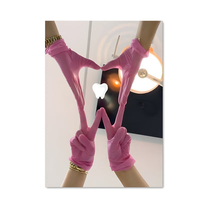 Poster Coeur de Dentiste