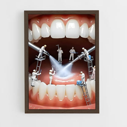 ap-dentist-13 cadre Bois foncé