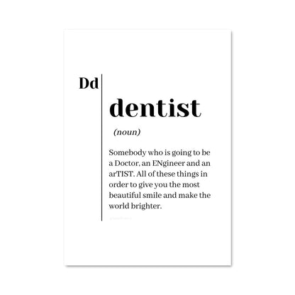 Poster Dentist 4862