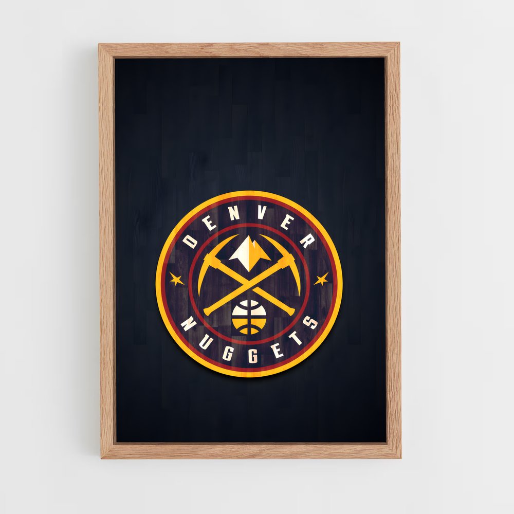 ap-denver nuggets-6 cadre Bois clair