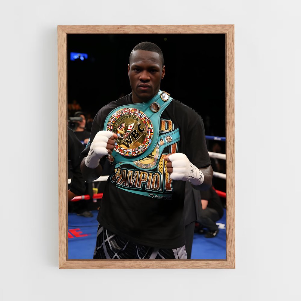 ap-deontay wilder-2 cadre Bois clair