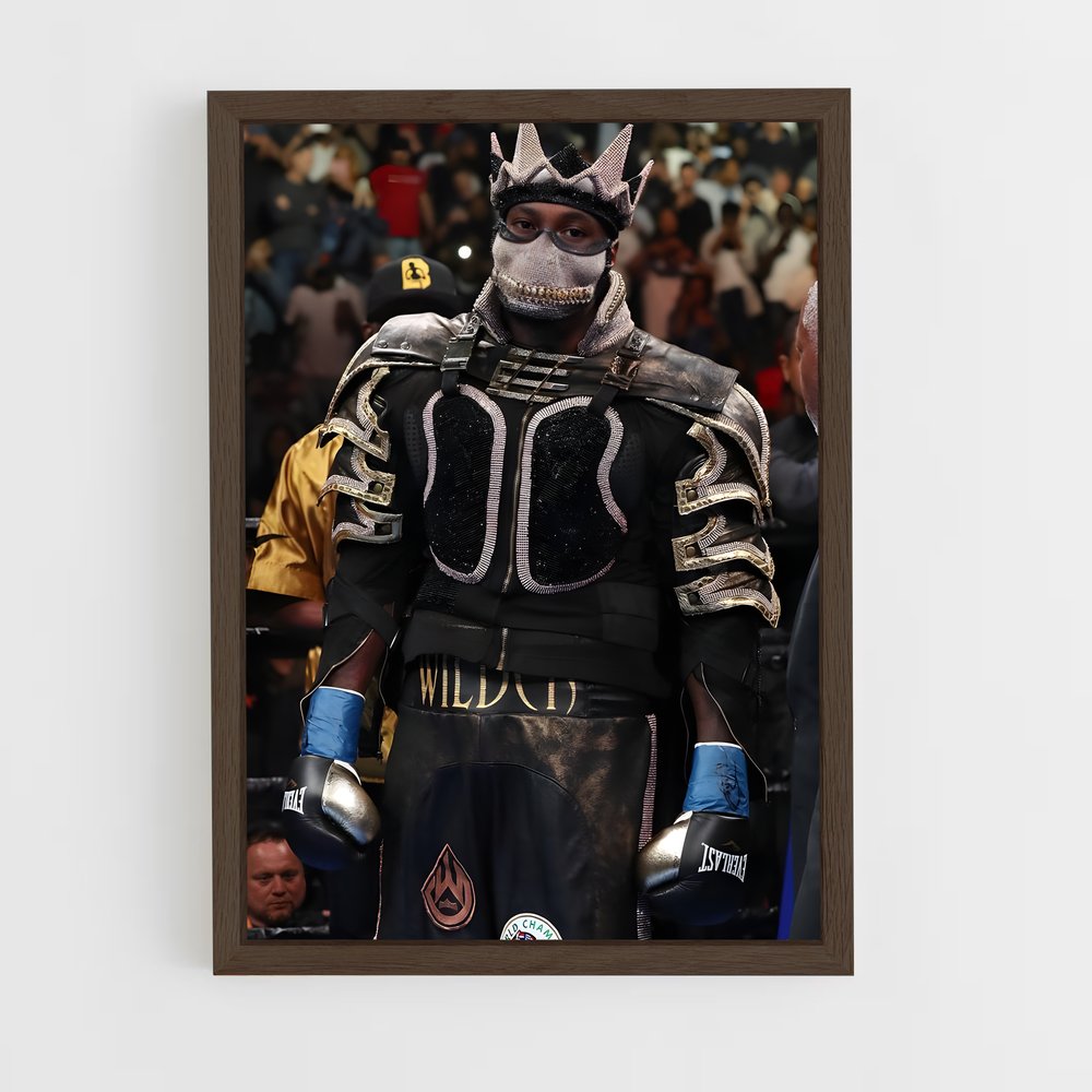ap-deontay wilder-3 cadre Bois foncé