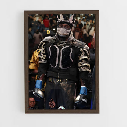 ap-deontay wilder-3 cadre Bois foncé