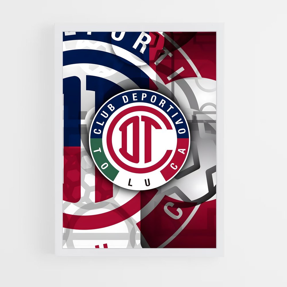 ap-deportivo toluca fc-11 cadre Blanc
