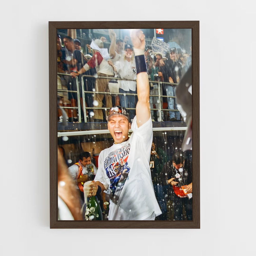 ap-derek jeter-1 cadre Bois foncé