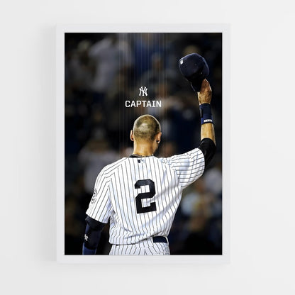 ap-derek jeter-2 cadre Blanc