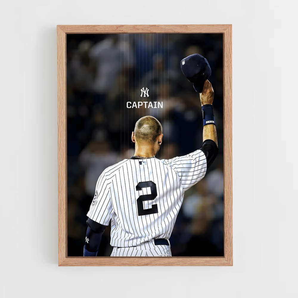 ap-derek jeter-2 cadre Bois clair