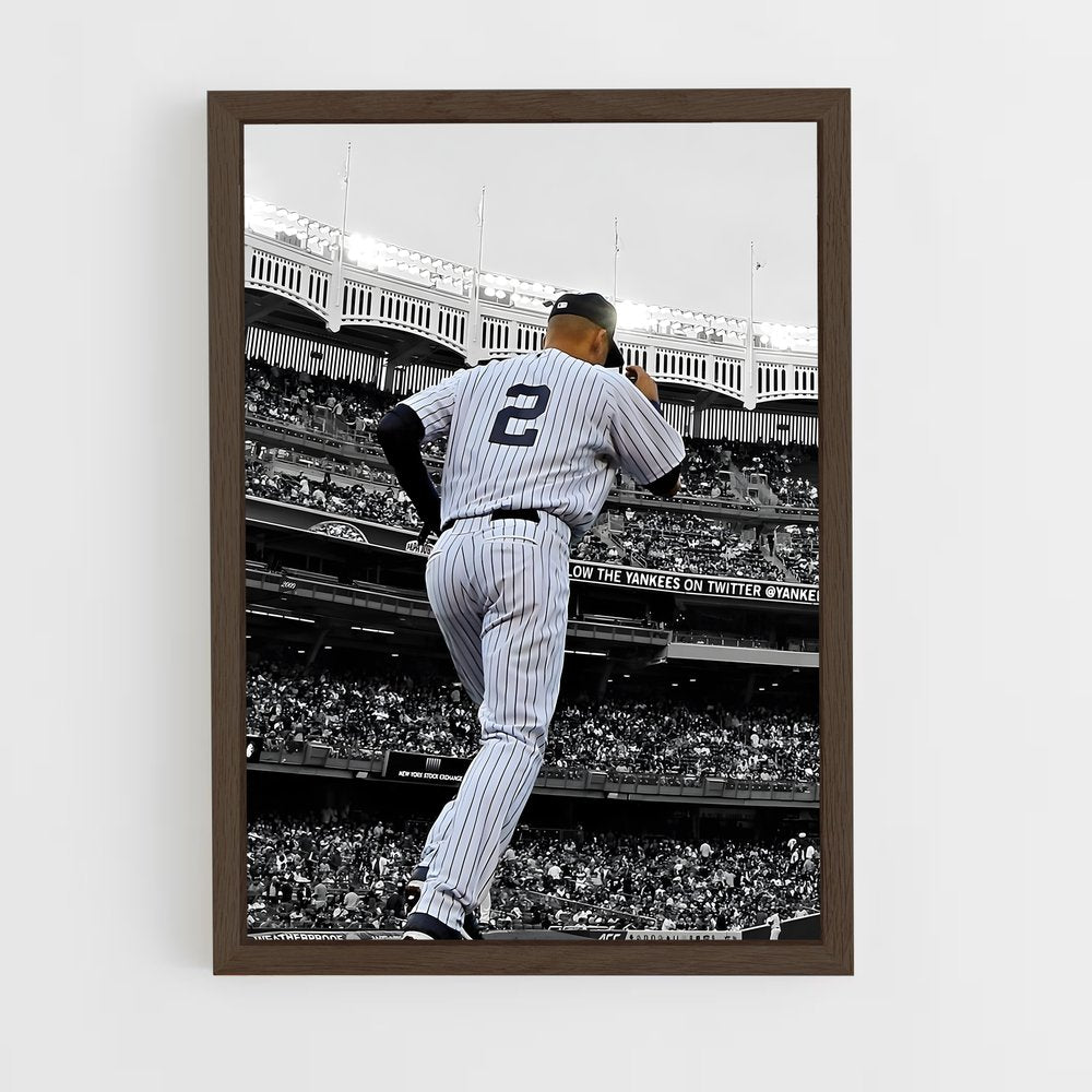 ap-derek jeter-3 cadre Bois foncé