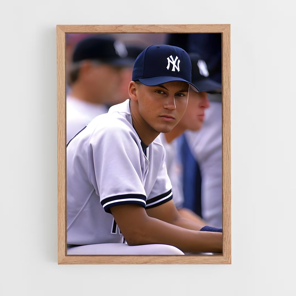 ap-derek jeter-4 cadre Bois clair