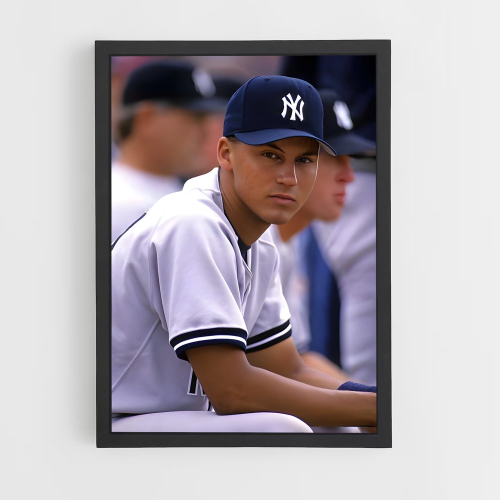 ap-derek jeter-4 cadre Noir