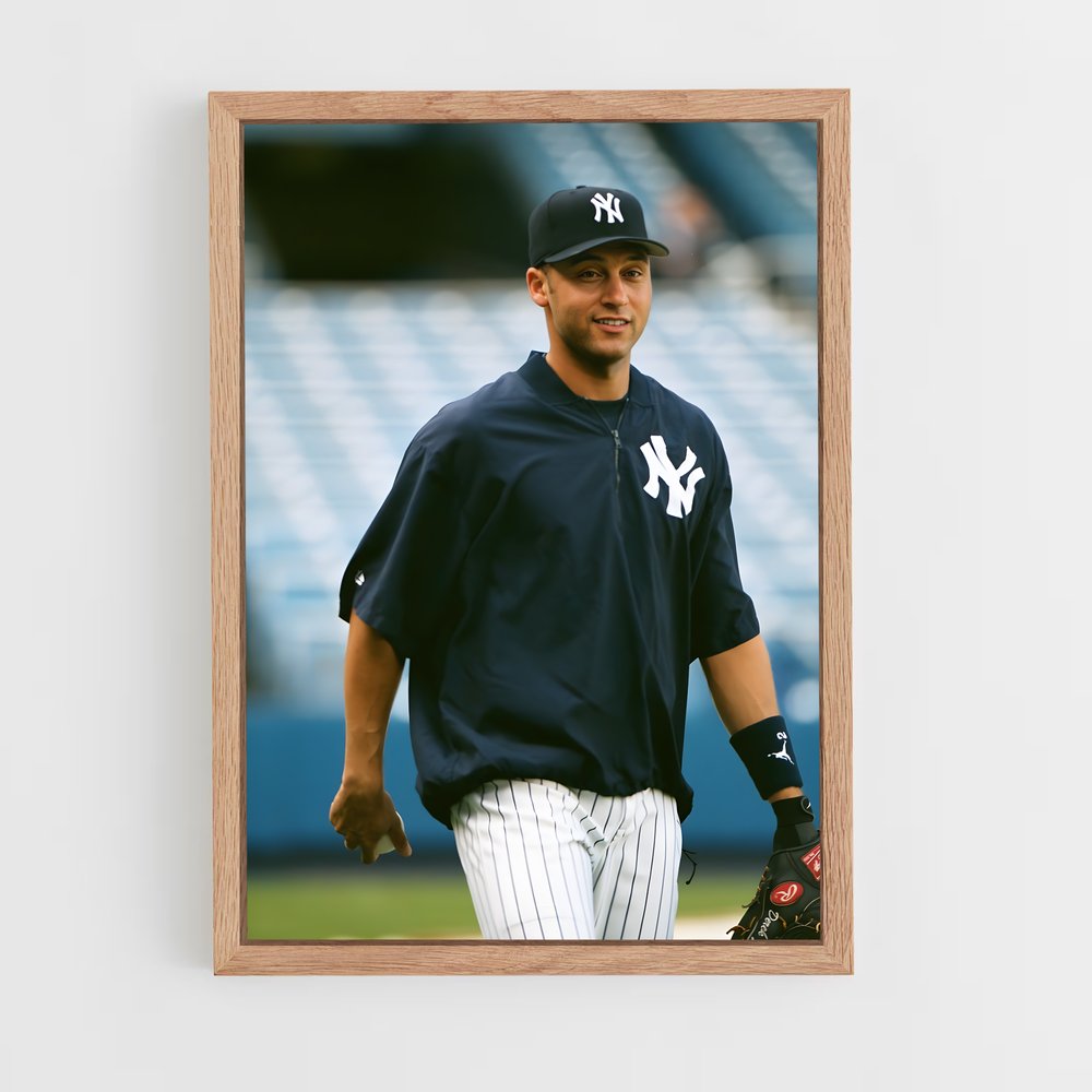 ap-derek jeter-5 cadre Bois clair