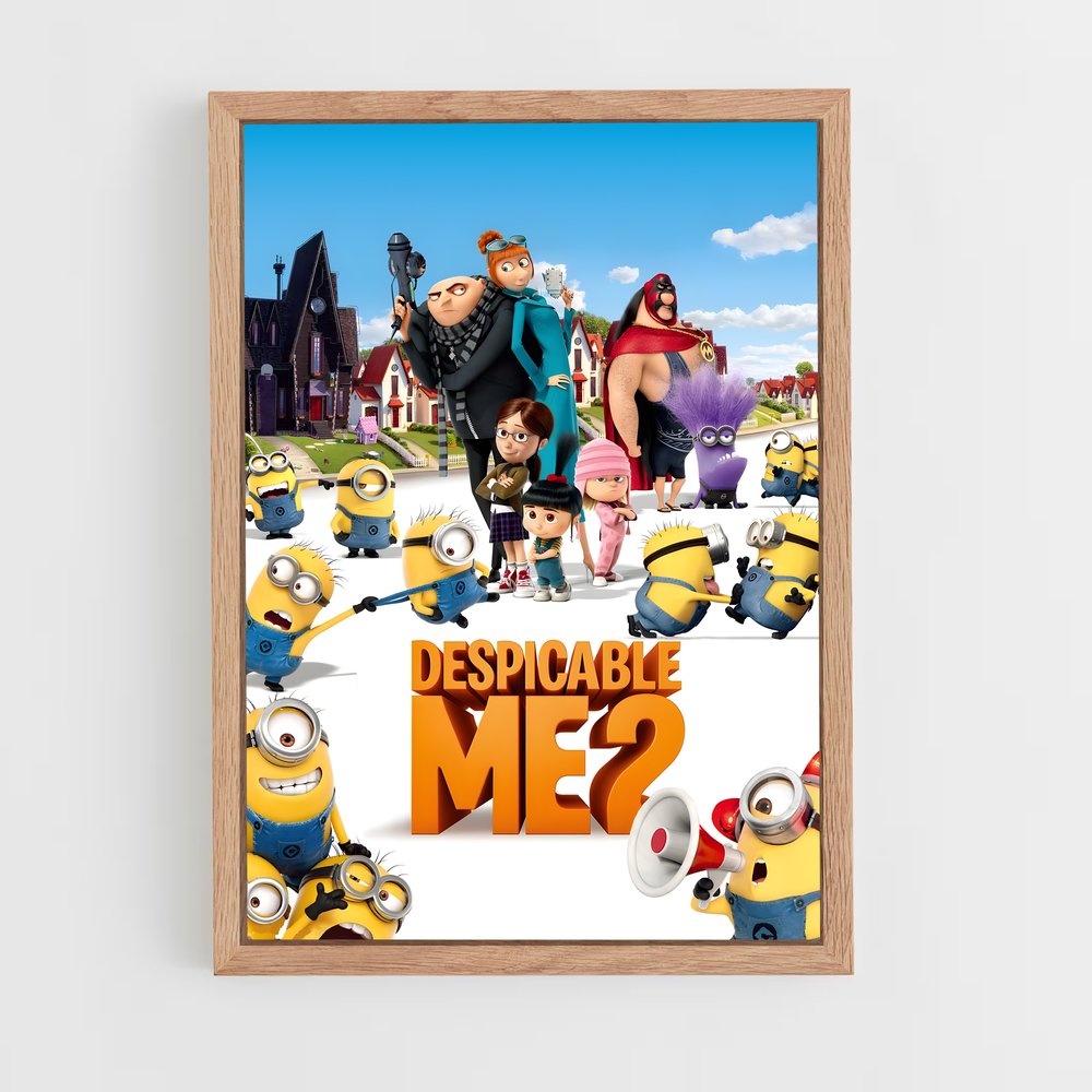 ap-despicable me-3 cadre Bois clair