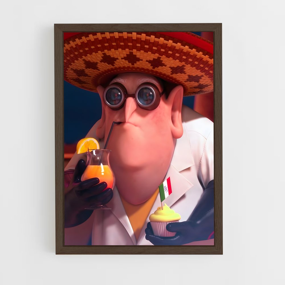 ap-despicable me-8 cadre Bois foncé