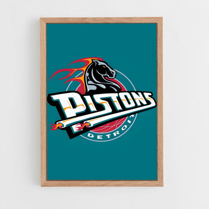 ap-detroit pistons-3 cadre Bois clair