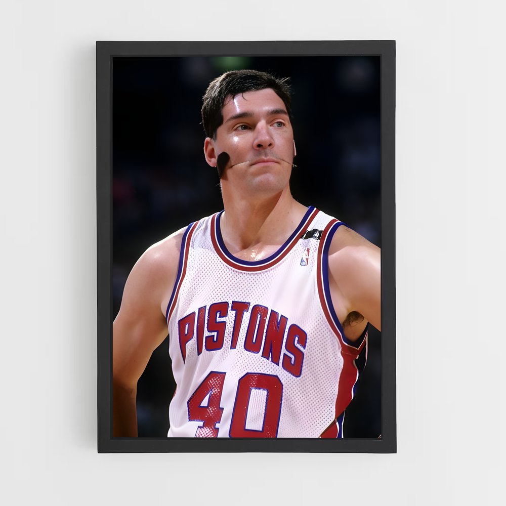 ap-detroit pistons-4 cadre Noir