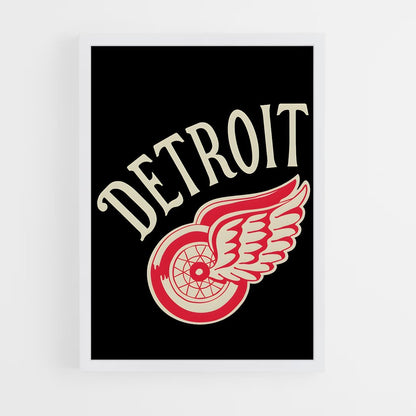 ap-detroit red wings-1 cadre Blanc