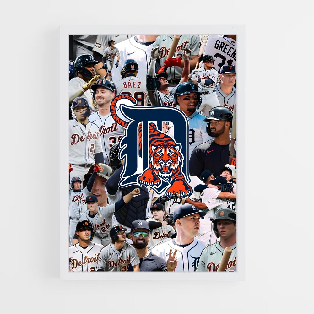 ap-detroit tigers-1 cadre Blanc