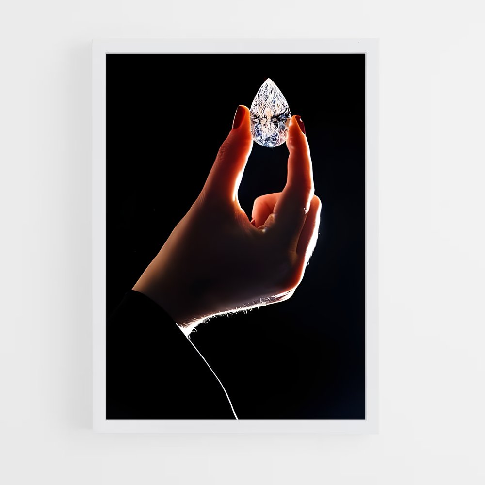 ap-diamond hands-5 cadre Blanc