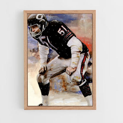 ap-dick butkus-1 cadre Bois clair