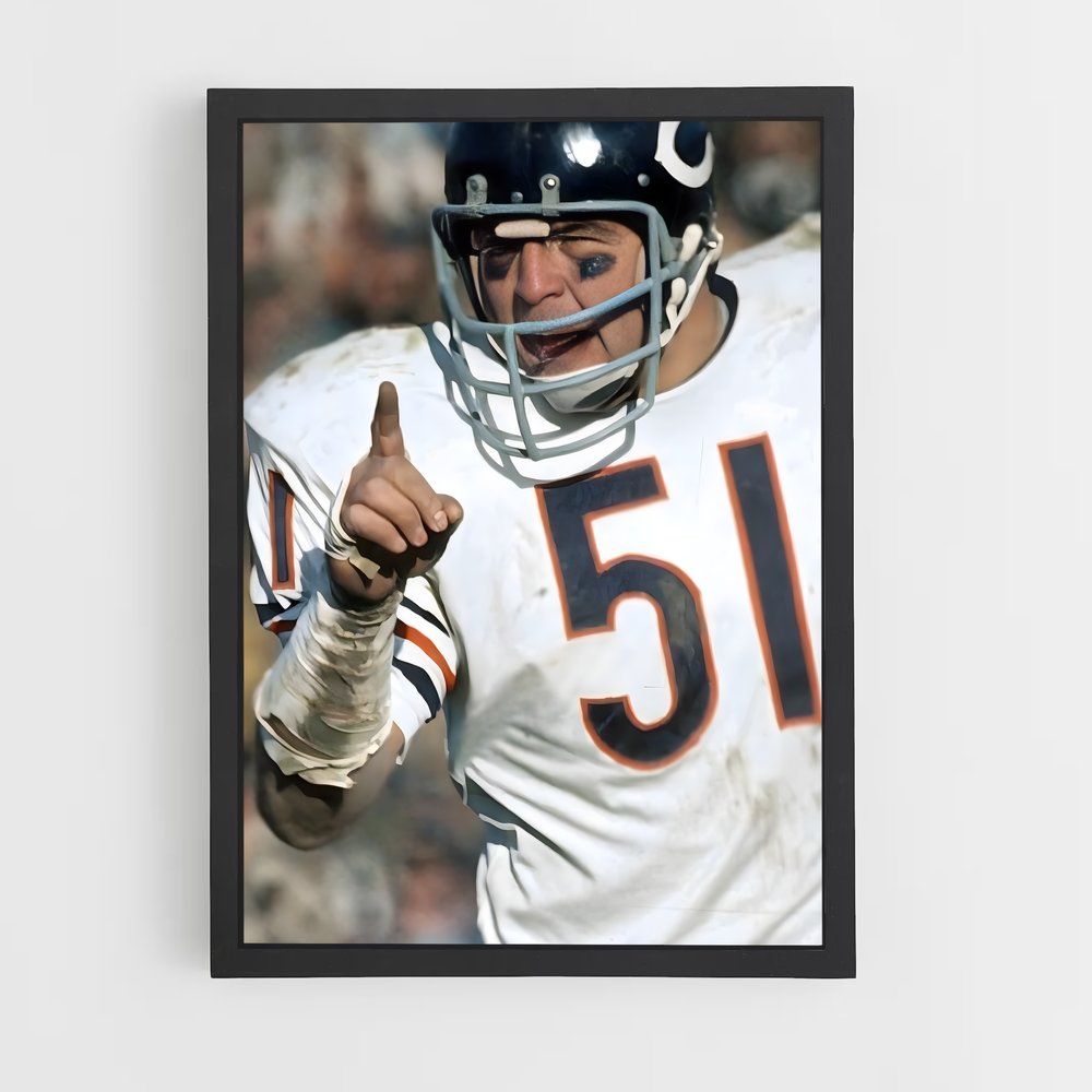 ap-dick butkus-2 cadre Noir