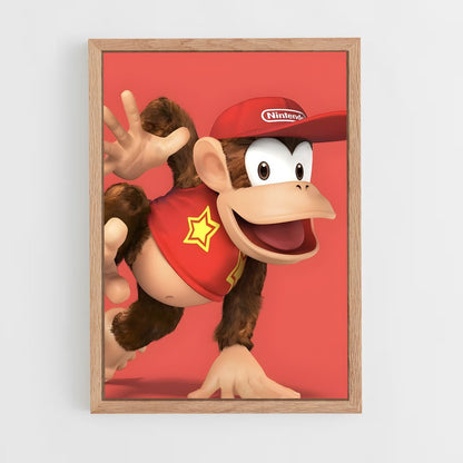 ap-diddy kong-1 cadre Bois clair