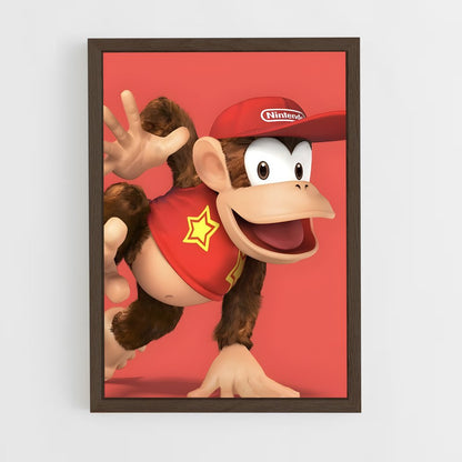 ap-diddy kong-1 cadre Bois foncé