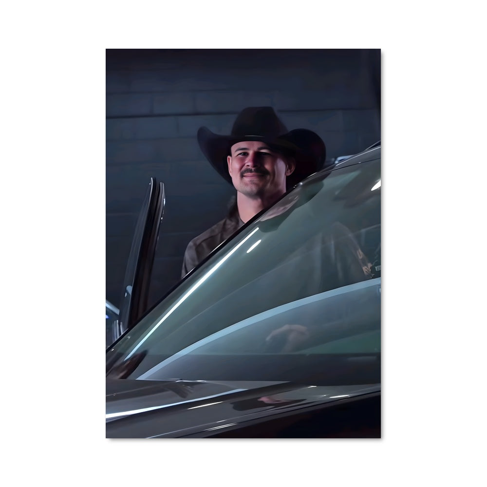Poster Dans la Voiture