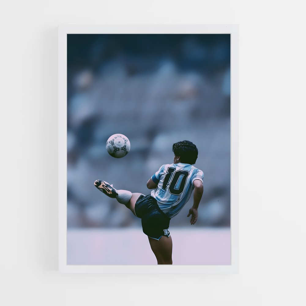 ap-diego maradona-1 cadre Blanc
