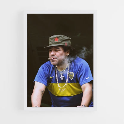 ap-diego maradona-3 cadre Blanc