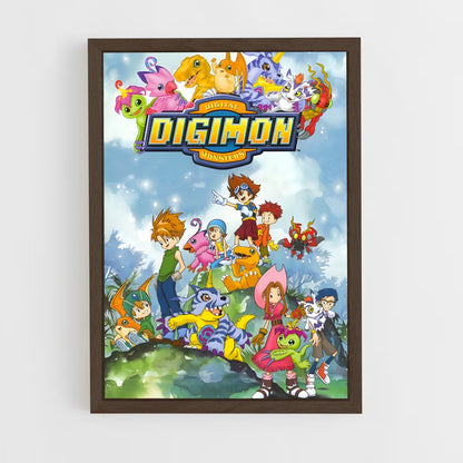 ap-digimon-1 cadre Bois foncé