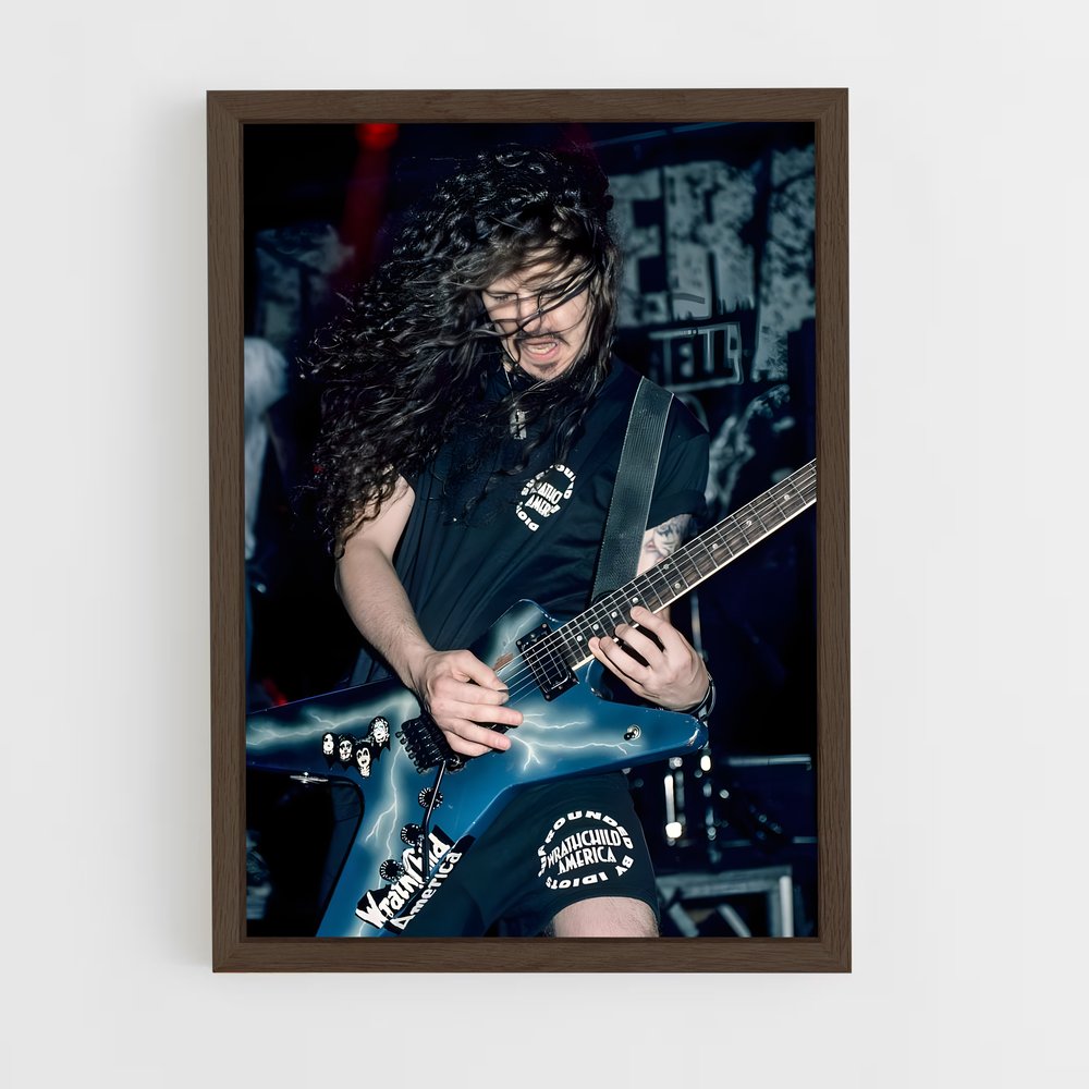 ap-dimebag darrell-8 cadre Bois foncé