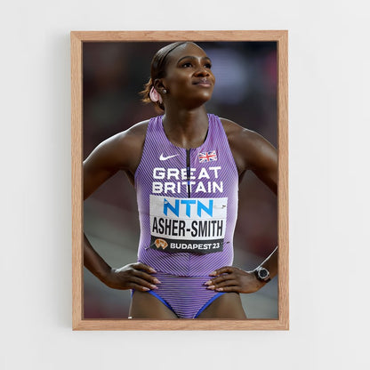 ap-dina asher-smith-1 cadre Bois clair