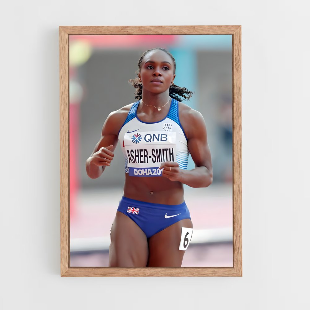 ap-dina asher-smith-6 cadre Bois clair