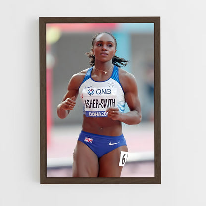 ap-dina asher-smith-6 cadre Bois foncé