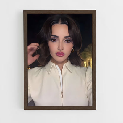 ap-dina saeva-4 cadre Bois foncé