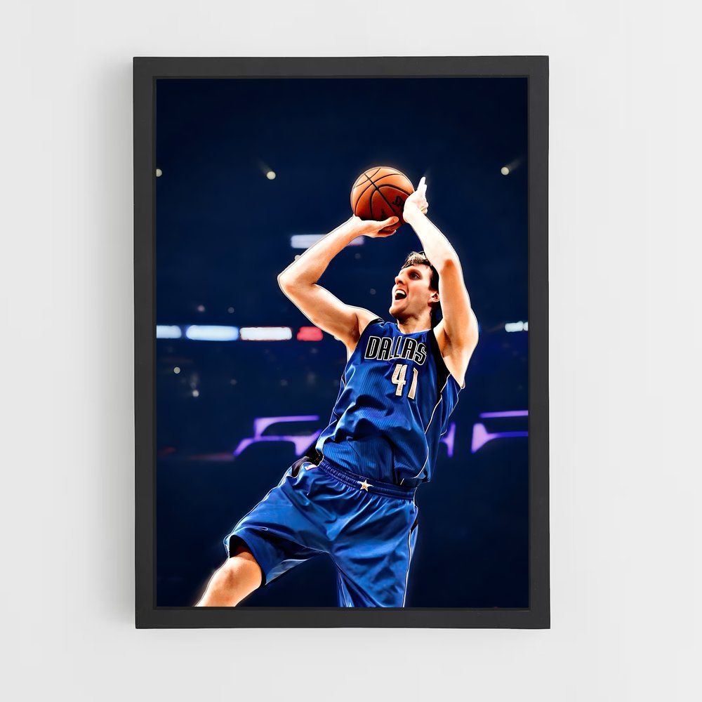 ap-dirk nowitzki-3 cadre Noir