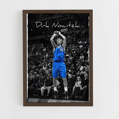 ap-dirk nowitzki-5 cadre Bois foncé